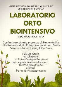 Laboratorio Orto Biointensivo @ ROTA D'IMAGNA (BG)