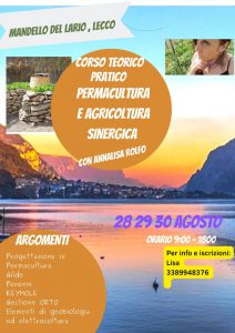 Corso teorico pratico Permacultura e Agricoltura Sinergica @ MANDELLO DEL LARIO (LC)