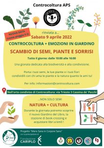 Scambio di semi , piante e sorrisi  + Raduno "Emozioni in giardino" @ CASSINA DE'PECCHI (MI)