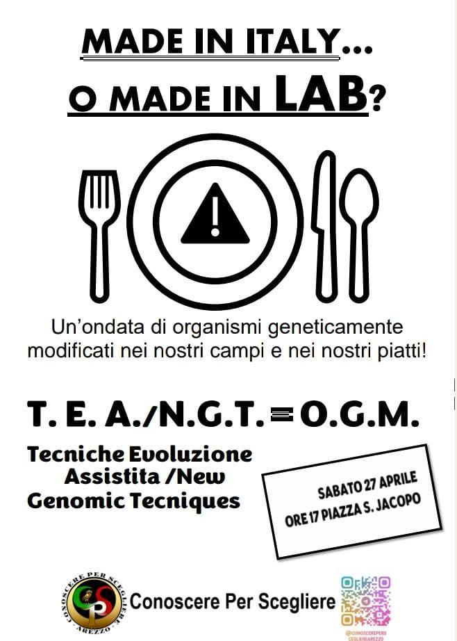 Made in Italy.. o Made in LAB ? @ AREZZO