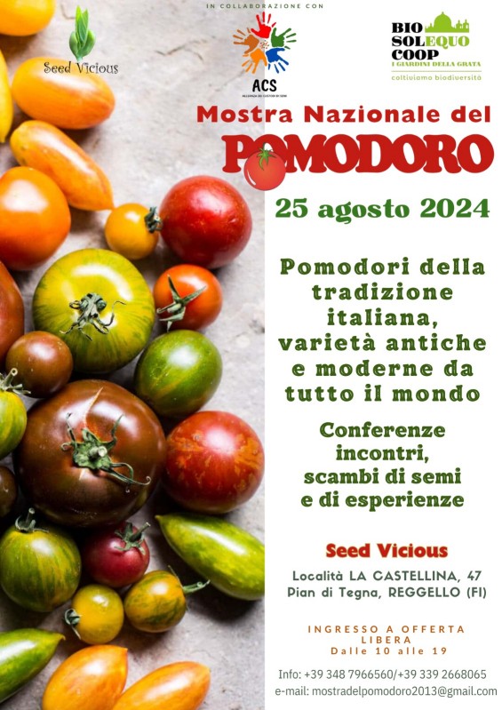 Mostra Nazionale del Pomodoro 2024 - Versione CentroNord @ REGGELLO (FI)